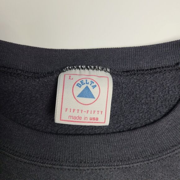 Vintage 90's Cartoon Embroidered Sweatshirt Men's Size Large Delta Pullover 90s - Picture 3 of 5